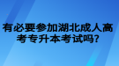 有必要参加湖北成人高考专升本考试吗?