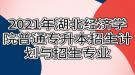 2021年湖北经济学院普通专升本招生计划与招生专业