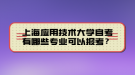 上海应用技术大学自考有哪些专业可以报考？