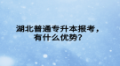 湖北普通专升本报考，有什么优势？