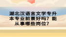 湖北汉语言文学专升本专业前景好吗？能从事哪些岗位？