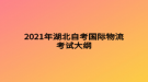 2021年湖北自考国际物流考试大纲