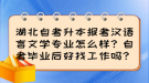 湖北自考升本报考汉语言文学专业怎么样？自考毕业后好找工作吗？